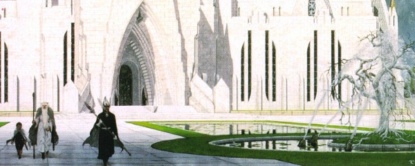 Minas Tirith gondor Illustration Tolkien Middle Earth 