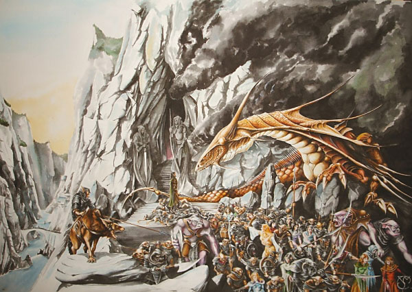 Council of Elrond » LotR News & Information » death of Glaurung